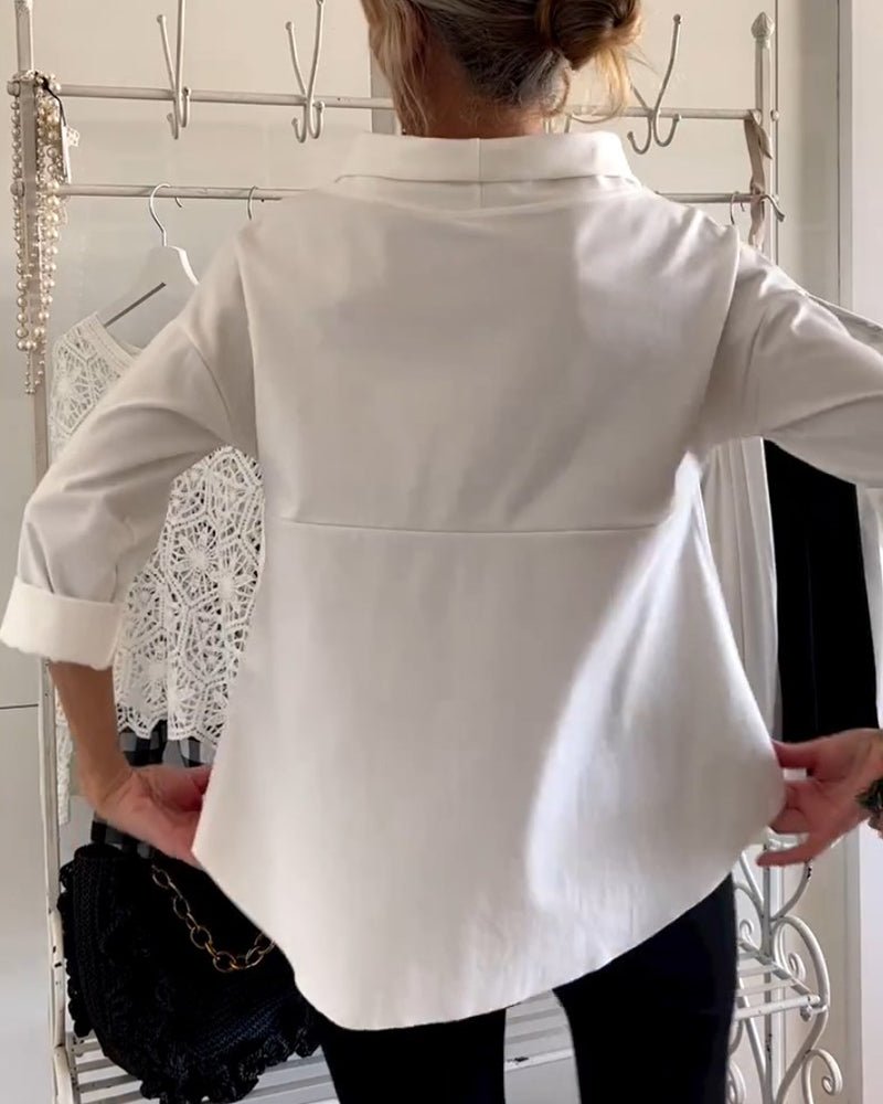 Let og komfortabel kvinders bluse – løs skildpadde sweater, bomuldsblanding, til forår og efterår 6