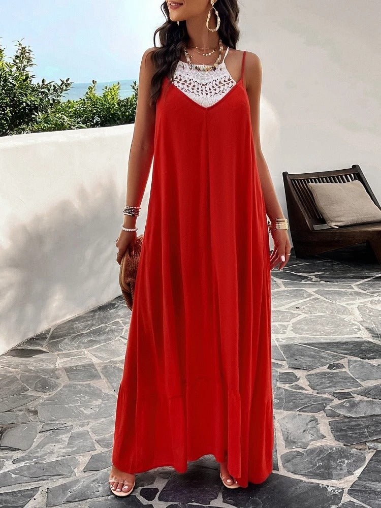 Elegant Stroppekjole Til Kvinder - Alsidig Til Sommer Og Formelle Lejligheder-4