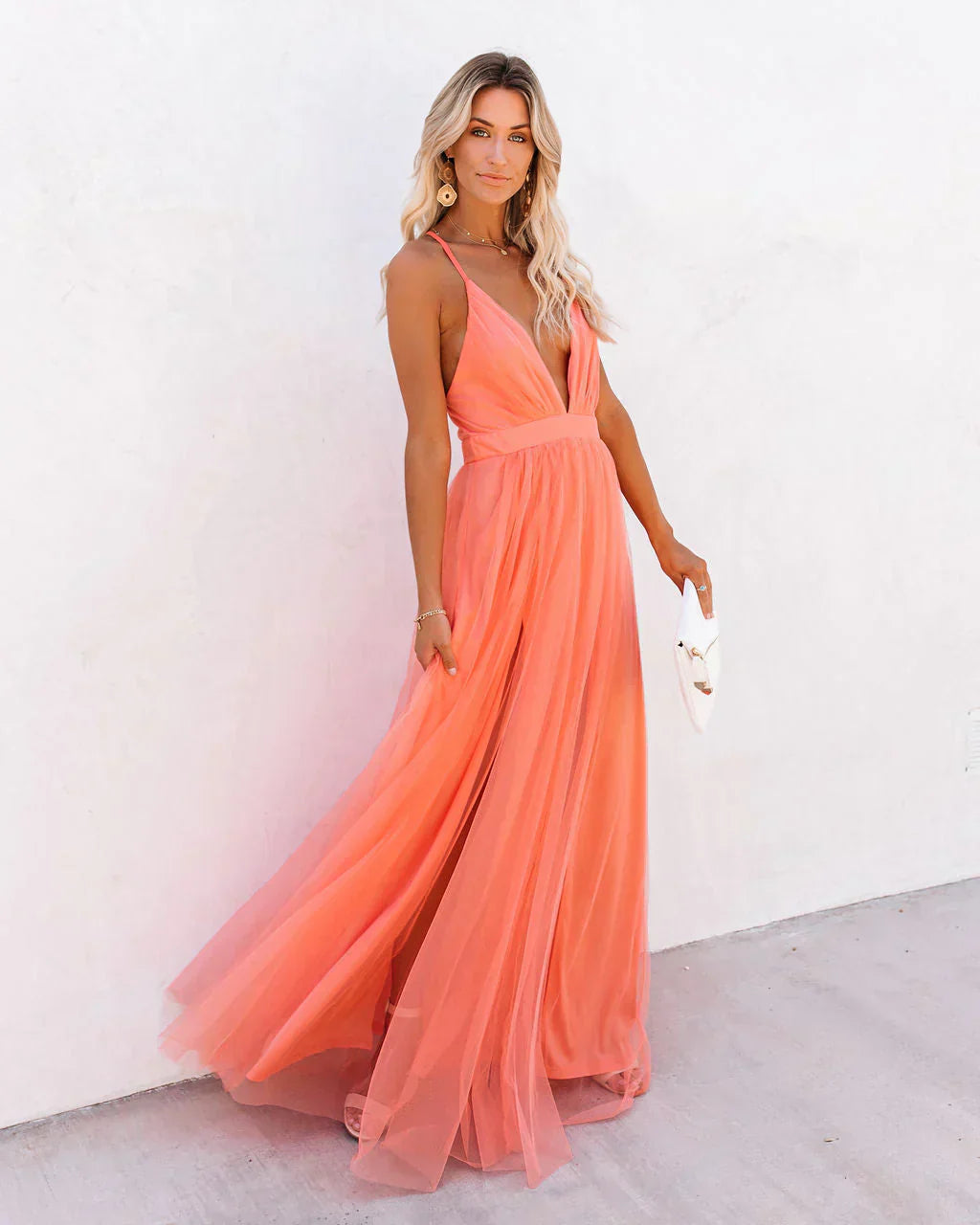 Elegant Sommerkjole Med Justerbare Stropper Til Kvinder-3