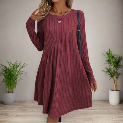 Elegant Kvinders Sommerkjole I Let Stof Til Hverdag Og Afslappede Lejligheder-4