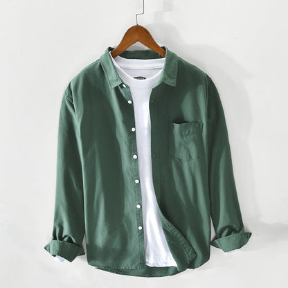 Åndbar Herre Oxford Skjorte i 100% Bomuld med Klassisk Design til Mænd 14