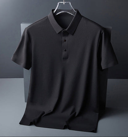 Åndbar Polo Shirt til Mænd i 100% Bomuld med Elegant Design til Sport og Fritid 0