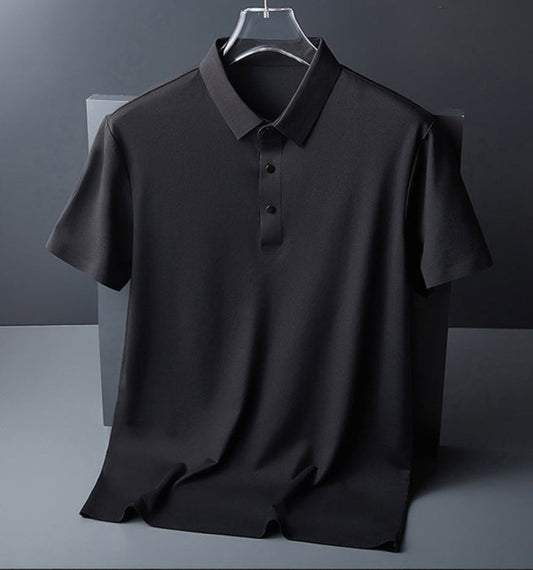 Åndbar Polo Shirt til Mænd i 100% Bomuld med Elegant Design til Sport og Fritid 0