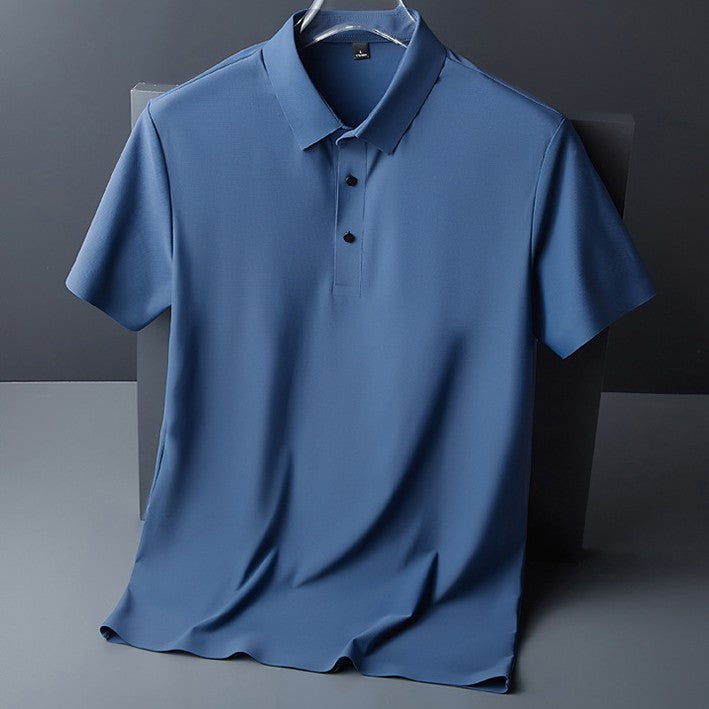 Åndbar Polo Shirt til Mænd i 100% Bomuld med Elegant Design til Sport og Fritid 1