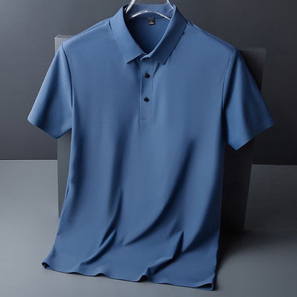 Åndbar Polo Shirt til Mænd i 100% Bomuld med Elegant Design til Sport og Fritid 1