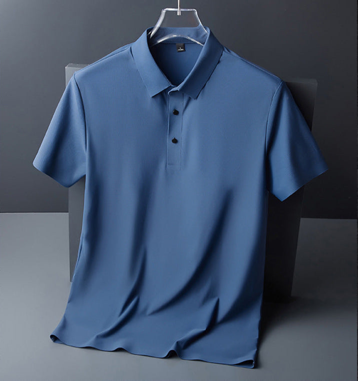 Åndbar Polo Shirt til Mænd i 100% Bomuld med Elegant Design til Sport og Fritid 3