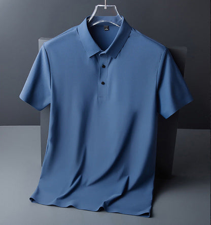 Åndbar Polo Shirt til Mænd i 100% Bomuld med Elegant Design til Sport og Fritid 3