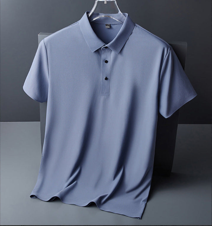 Åndbar Polo Shirt til Mænd i 100% Bomuld med Elegant Design til Sport og Fritid 4