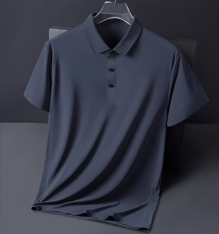 Åndbar Polo Shirt til Mænd i 100% Bomuld med Elegant Design til Sport og Fritid 7