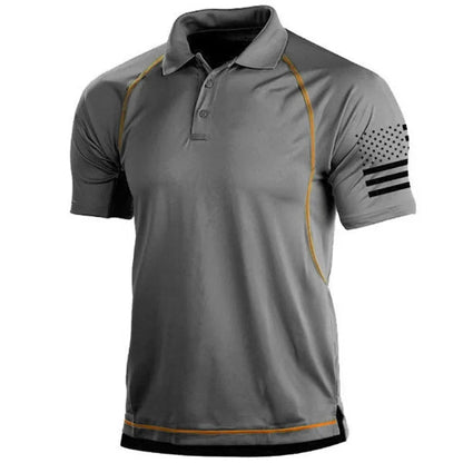 Åndbar Sport T-Shirt til Mænd, Afslappet Snit til Vandreture og Udendørs Aktiviteter 0