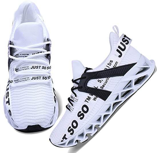Åndbare Unisex Sneakers med Stødabsorbering, Fleksibel Ydersål til Gåture og Løb 10