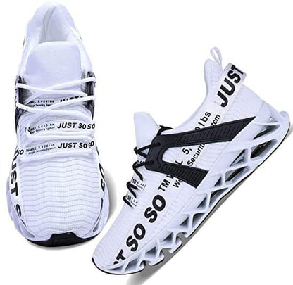 Åndbare Unisex Sneakers med Stødabsorbering, Fleksibel Ydersål til Gåture og Løb 10