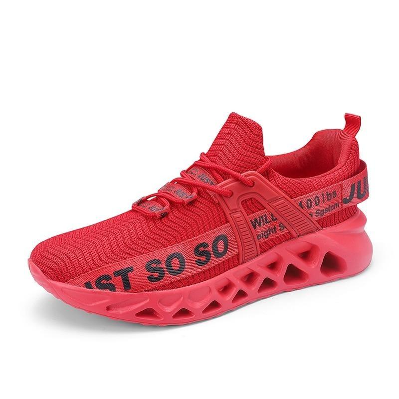 Åndbare Unisex Sneakers med Stødabsorbering, Fleksibel Ydersål til Gåture og Løb 3