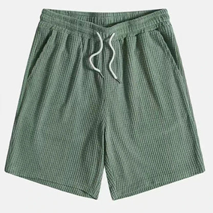 Corduroy Sæt til Børn med Klassisk Skjorte og Matchende Shorts i Blødt Materiale til Leg og Familiearrangementer 3
