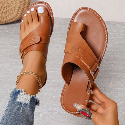 Ergonomiske Sandaler til Damer med Justerbare Remme og Anti-Hallux-Valgus Støtte 9