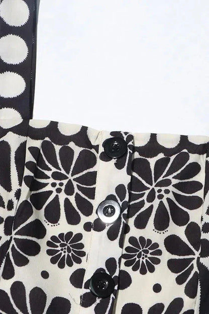 Letto & flattering kvinders vintage blomsterkjole – ærmeløs polka dot, bomuldsblanding, til afslappede udflugter 5