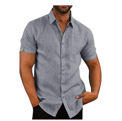 Herre Polo T-Shirt i Blødt Polyester med Knaplukning og Korte Ærmer til Sommerbrug 7