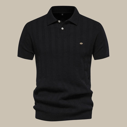 Herre Polo T-Shirt i Merino Uld med Kort Ærme – Stilfuld og Åndbar Design 4
