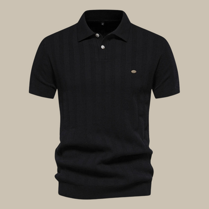 Herre Polo T-Shirt i Merino Uld med Kort Ærme – Stilfuld og Åndbar Design 7