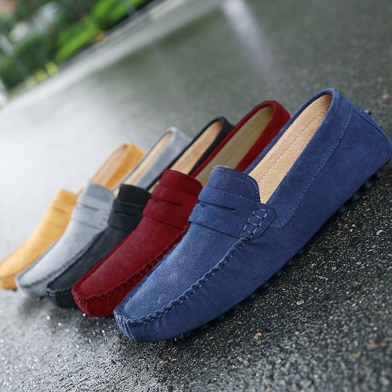 Herreslipper i Wildleder med Komfortabelt Design til Daglig Brug og Stilfuld Pasform 1