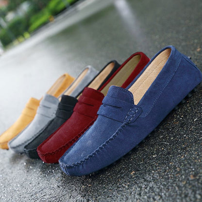 Herreslipper i Wildleder med Komfortabelt Design til Daglig Brug og Stilfuld Pasform 1