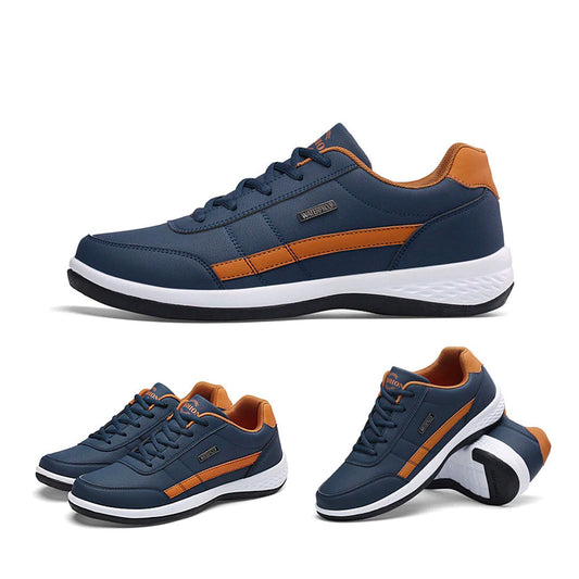 Herresneakers med Anti-Skrid Ydersål og Åndbar Indersål til Aktiv Livsstil - Komfortable Sorte Herre Sneakers 0