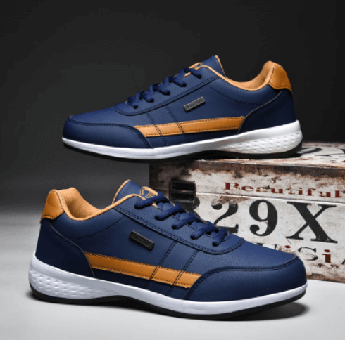 Herresneakers med Anti-Skrid Ydersål og Åndbar Indersål til Aktiv Livsstil - Komfortable Sorte Herre Sneakers 5
