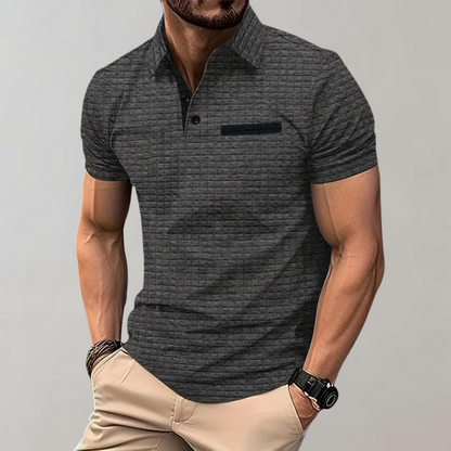 Klassisk Poloshirt til Mænd i Højkvalitets Bomuldsblanding med Komfortabel Pasform og Elegant Krave 2