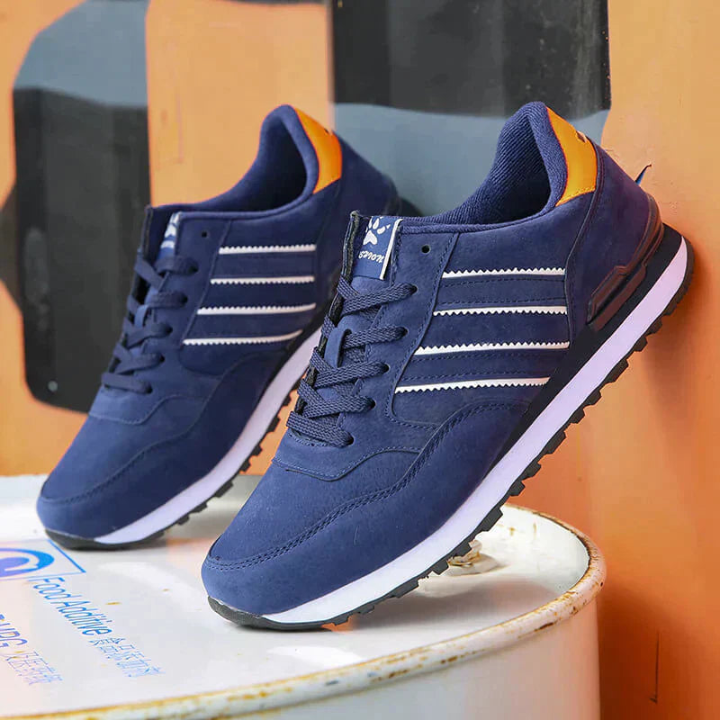 Klassiske Hvide Herresneakers med Minimalistisk Design og Overlegen Komfort til Daglig Brug 3