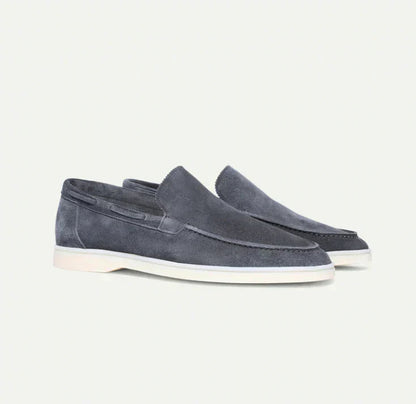 Klassiske Mokassiner i Wildleder til Mænd med Slip-On Design og Komfort 4