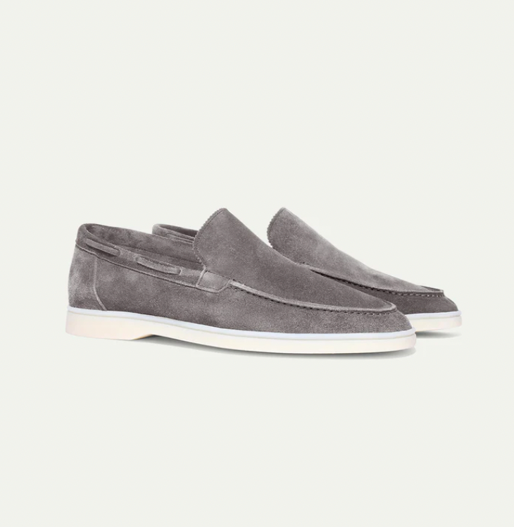 Klassiske Mokassiner i Wildleder til Mænd med Slip-On Design og Komfort 5