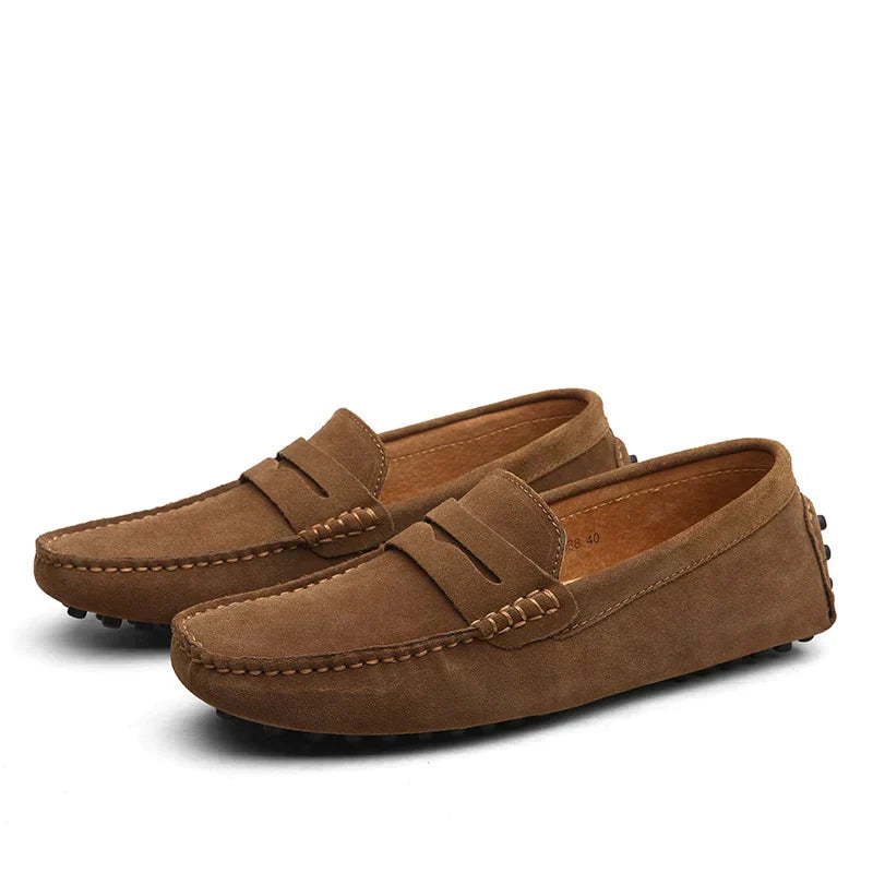 Klassiske Mokkasiner Herre i Kvalitetslæder med Slip-On Design til Kontor og Fritid 0