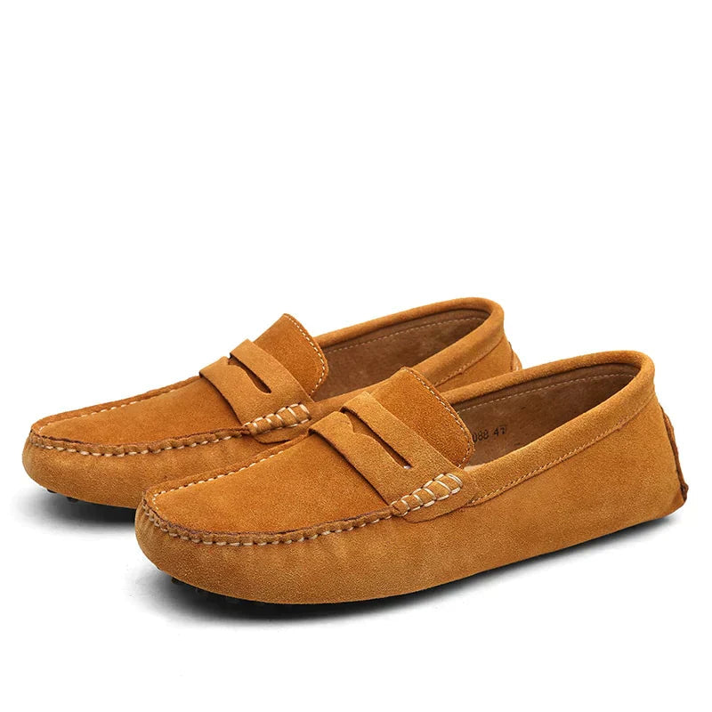 Klassiske Mokkasiner Herre i Kvalitetslæder med Slip-On Design til Kontor og Fritid 9