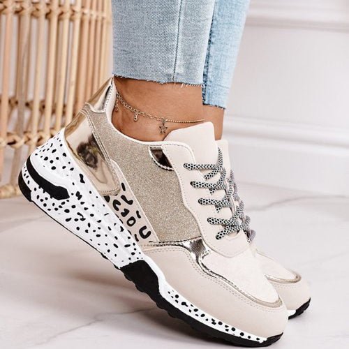 Komfortable Sneakers med Støttende Gummisål til Lindring af Fodproblemer 0