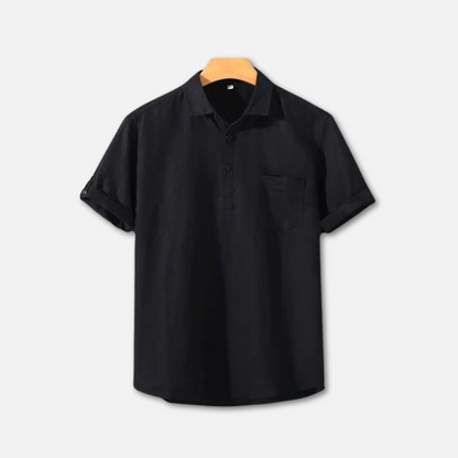 Lettere Leinen Poloshirt til Mænd med Åndbar Komfort og Afslappet Pasform 7