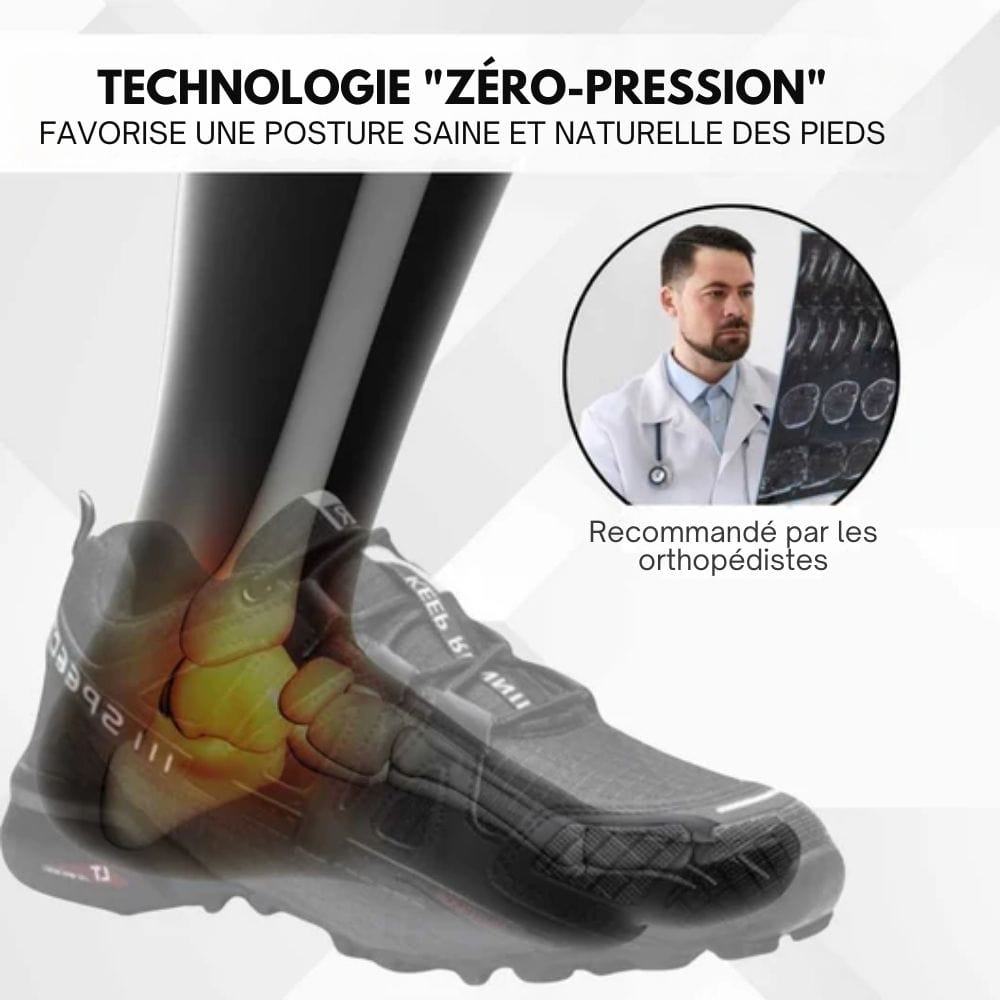 Lettere Orthopædiske Vandresko til Damer med Rutschfast Sål og Ergonomisk Design 5