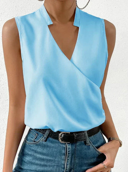 Variant image for Comfortable women’s V-neck top – long-sleeve, breathable fabric, for everyday and events-30