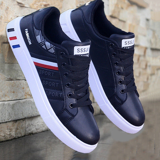Moderne Herresneakers i Letvægtsdesign med Flad Sål til Komfortabel Daglig Brug 0