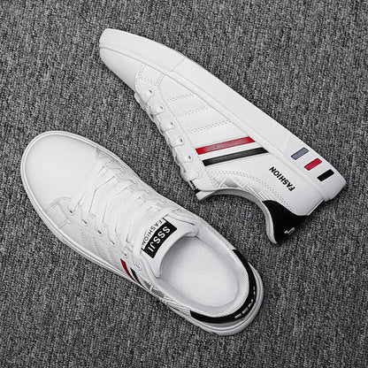 Moderne Herresneakers i Letvægtsdesign med Flad Sål til Komfortabel Daglig Brug 2