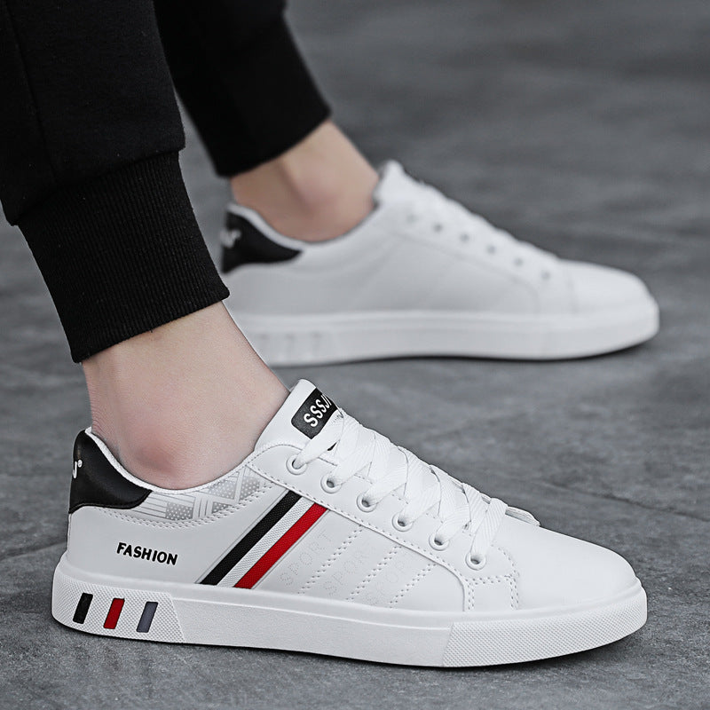 Moderne Herresneakers i Letvægtsdesign med Flad Sål til Komfortabel Daglig Brug 4