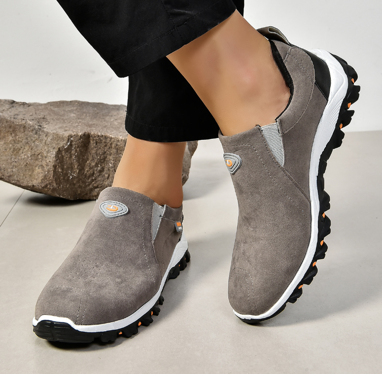 Orthopædisk Slip-On Sko til Mænd med Memory Foam og Rutschfrit Gummisål 5
