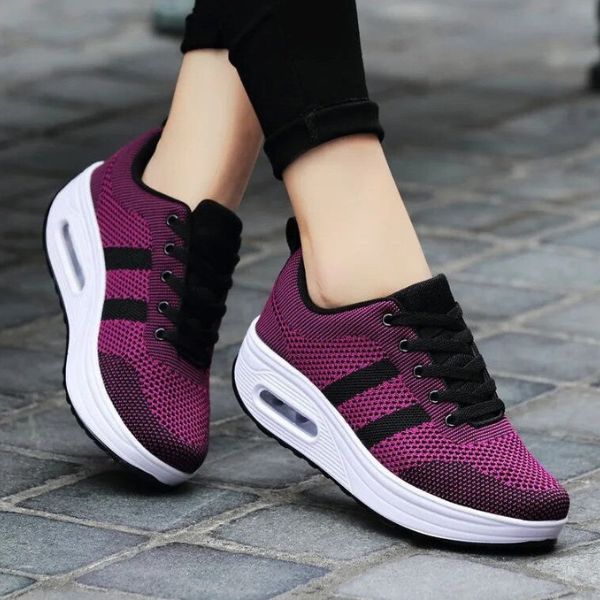 Orthopædiske Sneakers til Damer med Bueunderstøttelse og Åndbart Design 3