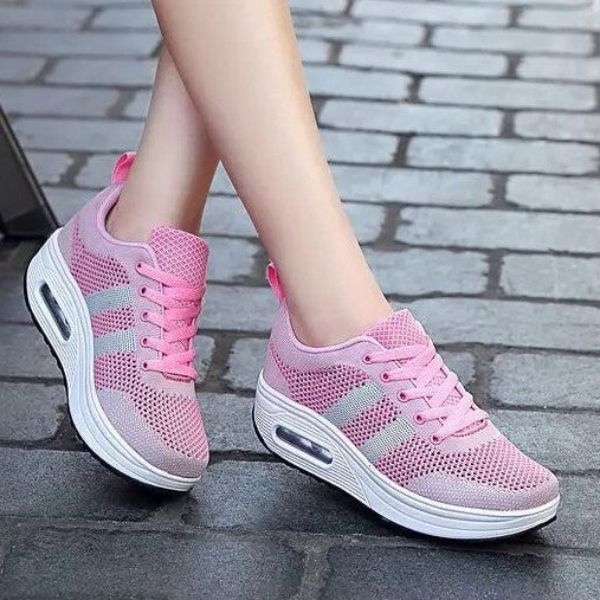 Orthopædiske Sneakers til Damer med Bueunderstøttelse og Åndbart Design 4
