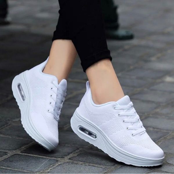 Orthopædiske Sneakers til Damer med Bueunderstøttelse og Åndbart Design 5