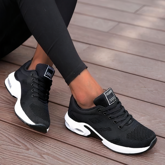 Ortopædiske Sneakers med Stødabsorberende Sål og Forbedret Stabilitet til Komfortabelt Løb og Træning 0