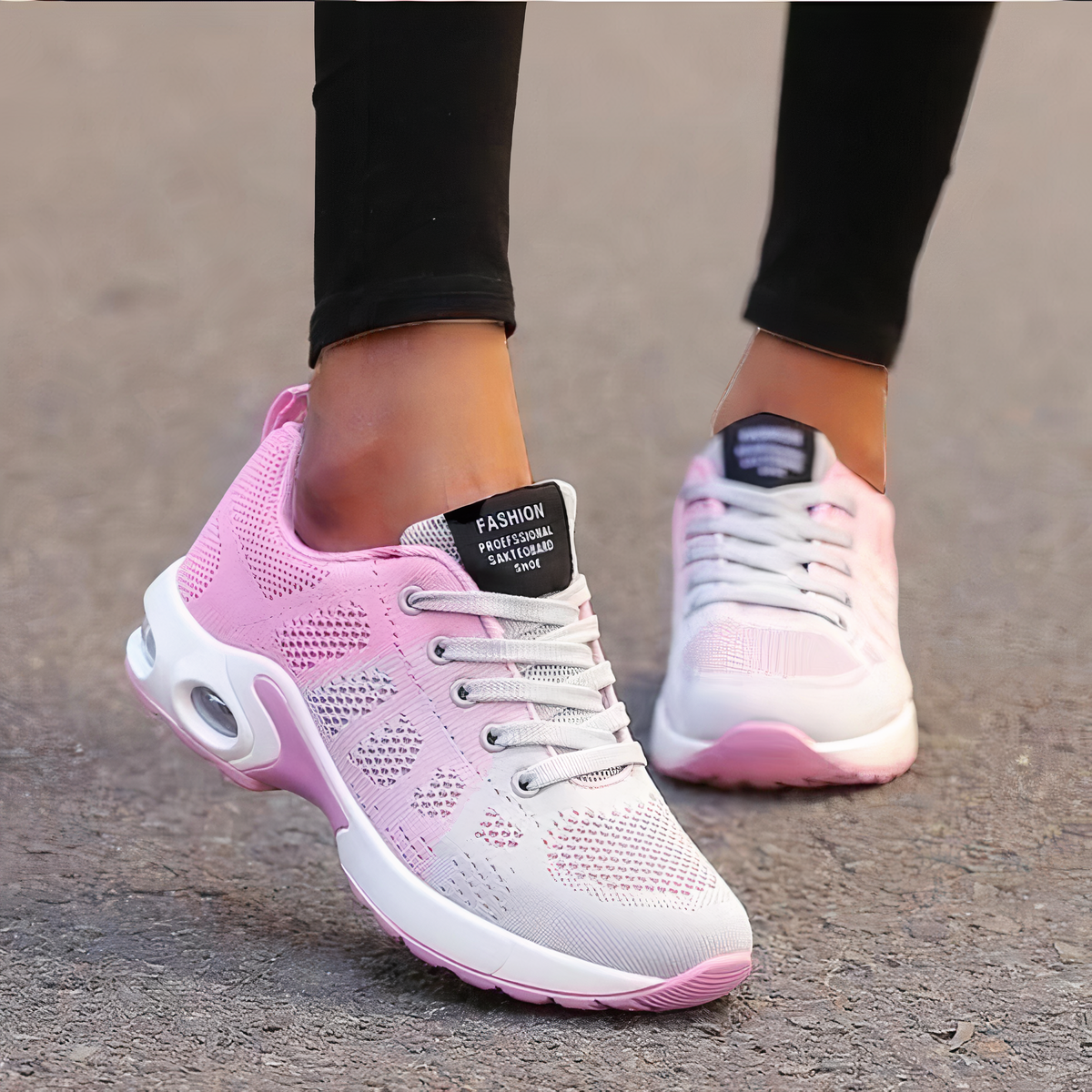 Ortopædiske Sneakers med Stødabsorberende Sål og Forbedret Stabilitet til Komfortabelt Løb og Træning 10
