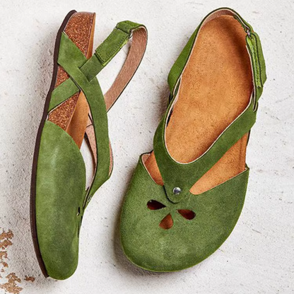 Retro Sandaler til Kvinder med Justerbar Ankelrem og Blød Sål til Sommeren 9