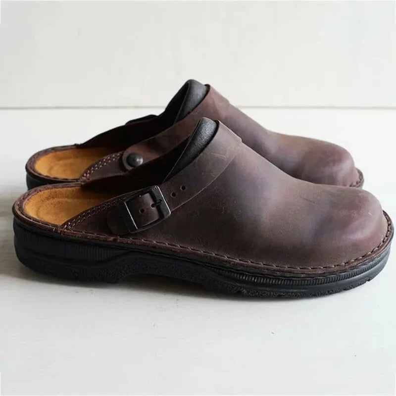 Rutschfaste Vandresandaler til Mænd med Slip-On Design og Blødt, Åndbart Materiale 4