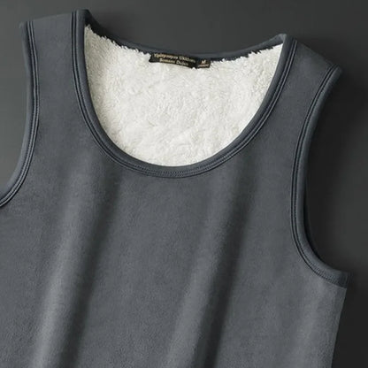 Isoleret mænds termo vest – ærmeløs lambvelours, til koldt vejr, perfekt til lagdeling 5