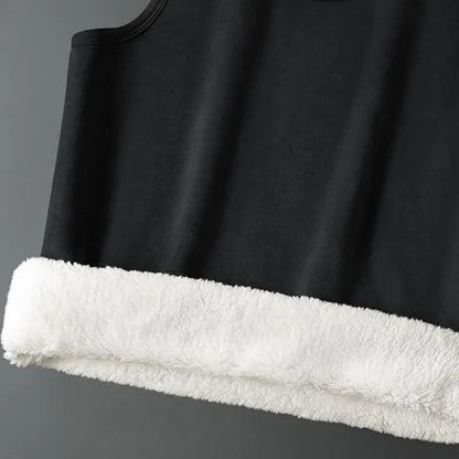 Isoleret mænds termo vest – ærmeløs lambvelours, til koldt vejr, perfekt til lagdeling 6